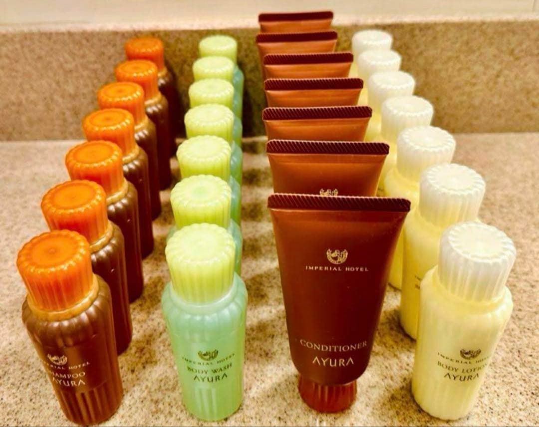 【ひろむし】AYURA アユーラ 帝国ホテル アメニティセット　計70本