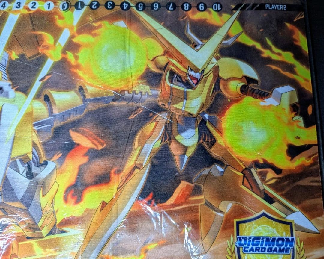ジークグレイモン　オメガシャウトモン プレイマット デジモンカードゲーム デジカ