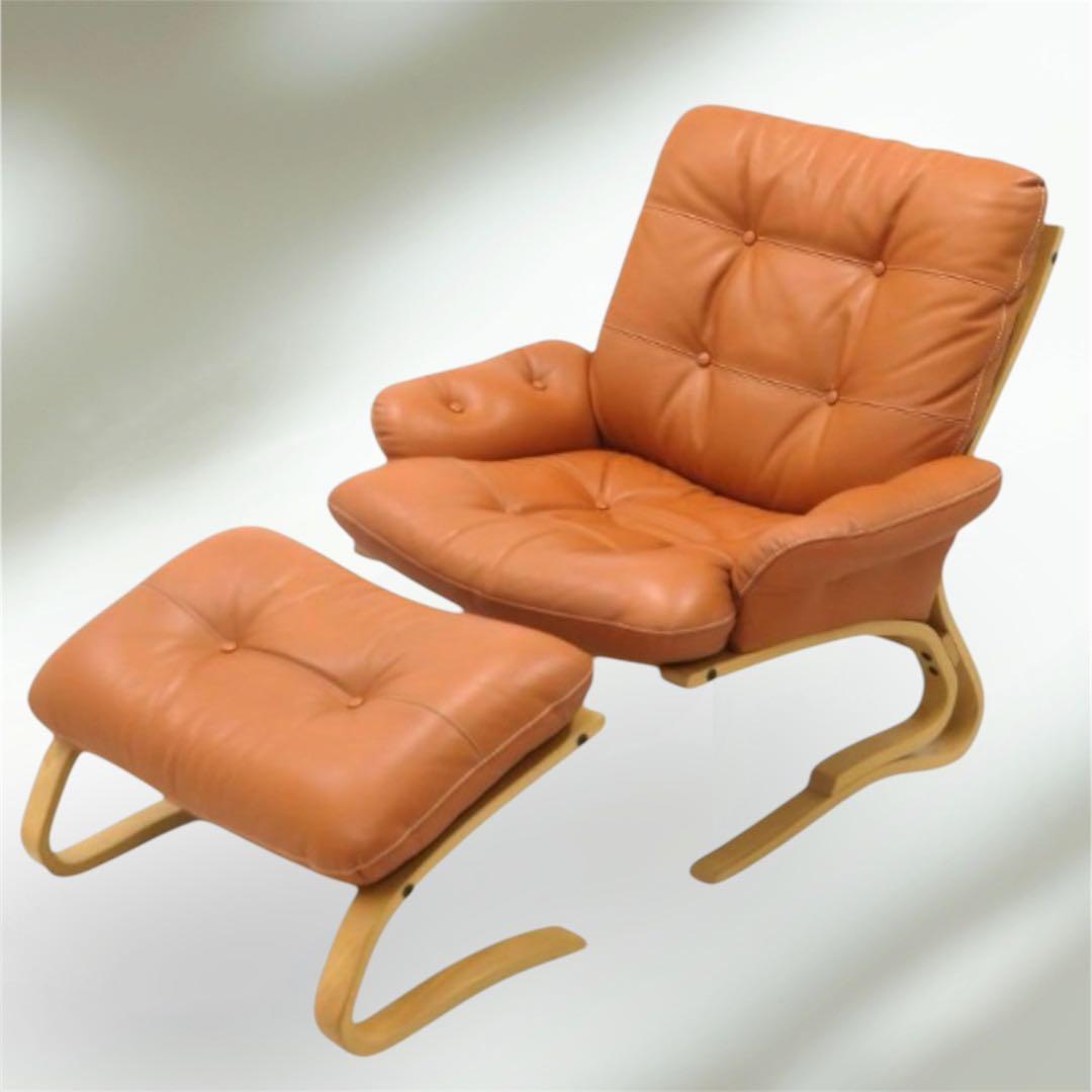 予約済　【週末限定2万円引き】カリモク　本革　レザー　ラウンジチェア