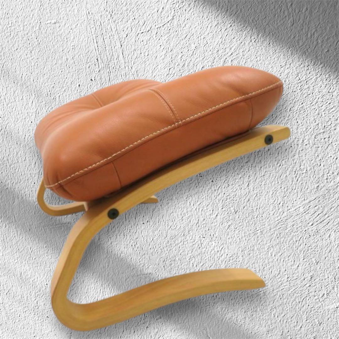 予約済　【週末限定2万円引き】カリモク　本革　レザー　ラウンジチェア