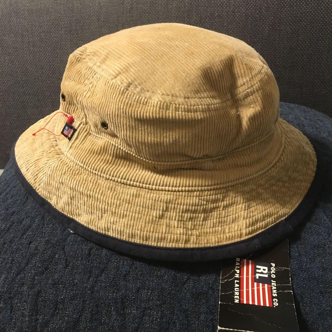 ラルフローレン POLO JEANS ビンテージ　バケットハット　90s 新品
