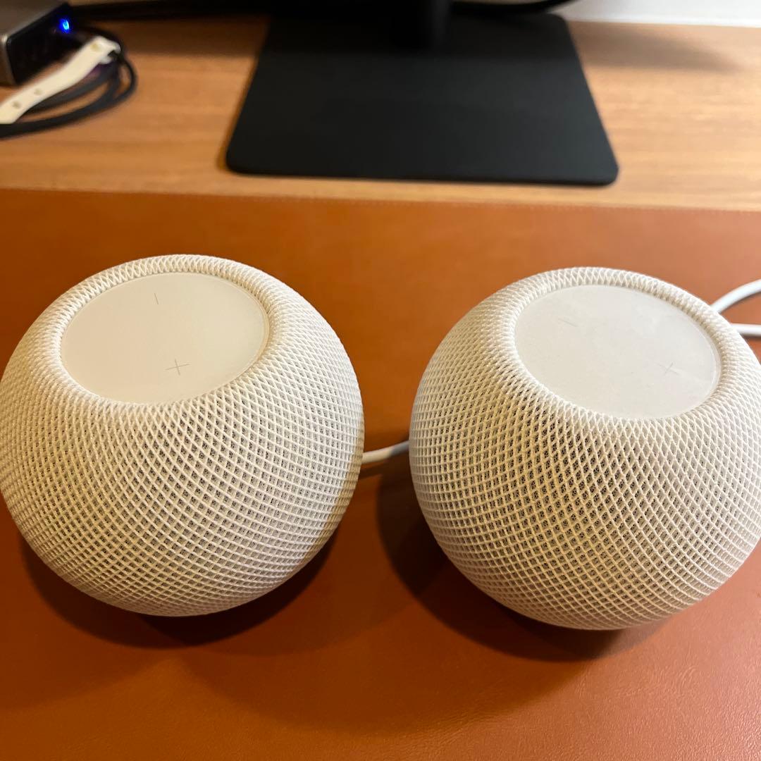 Apple Pod mini ホワイト 2個セット 美品 付属品完備