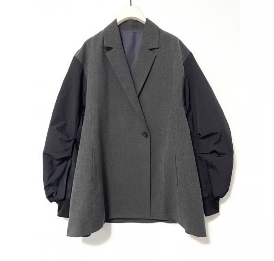 GHIGNON袖ドッキングフォルムジャケット