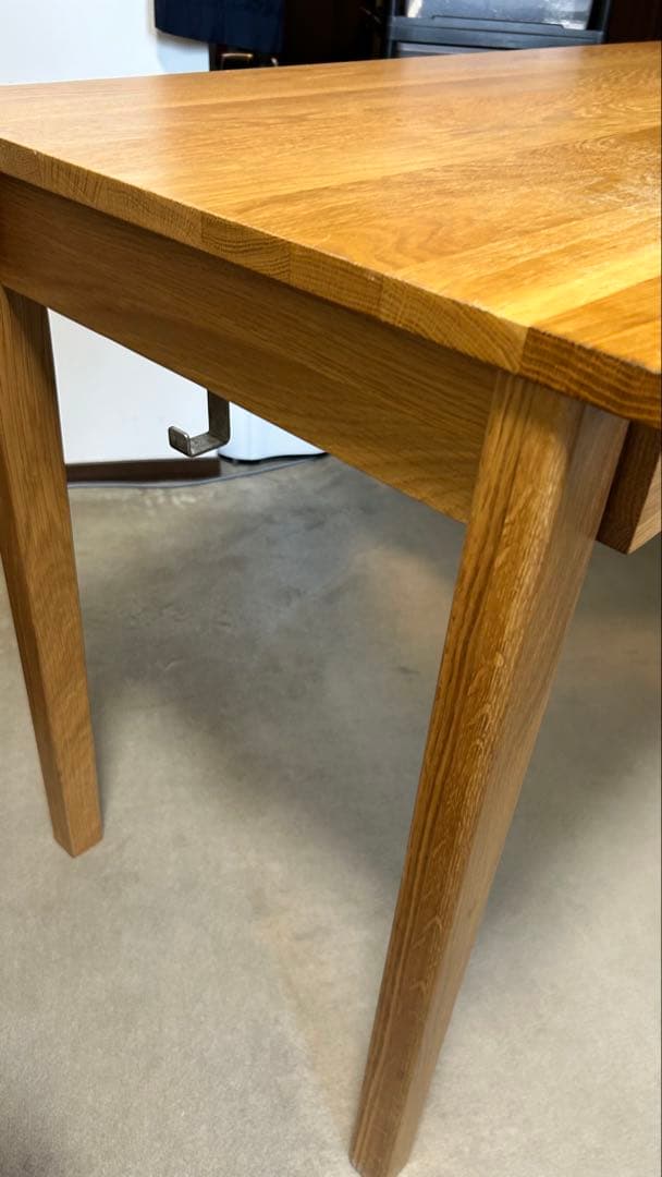 無印良品　木製デスク　オーク材