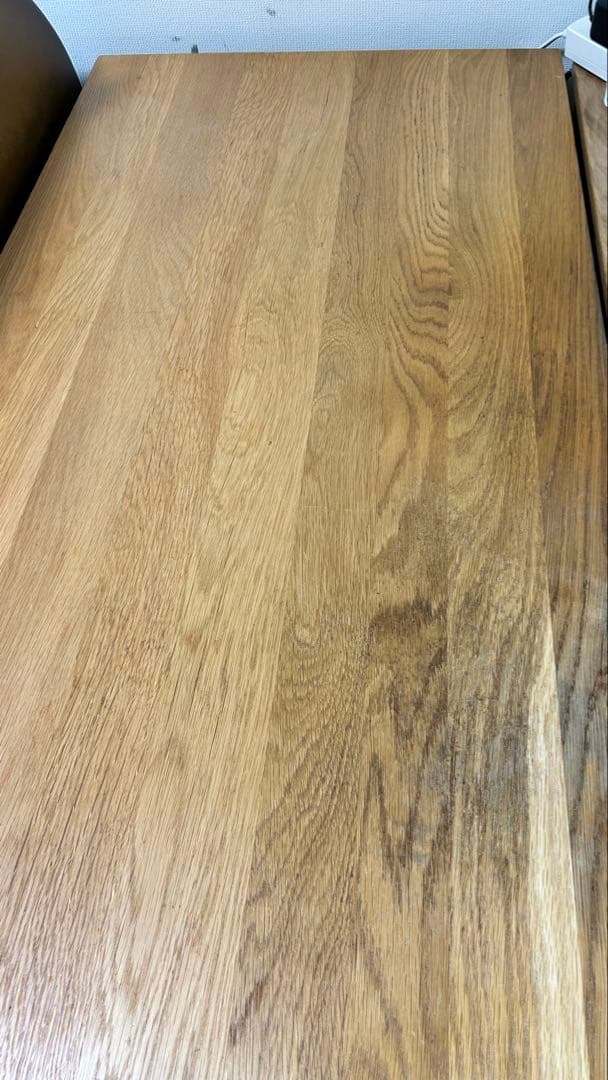 無印良品　木製デスク　オーク材