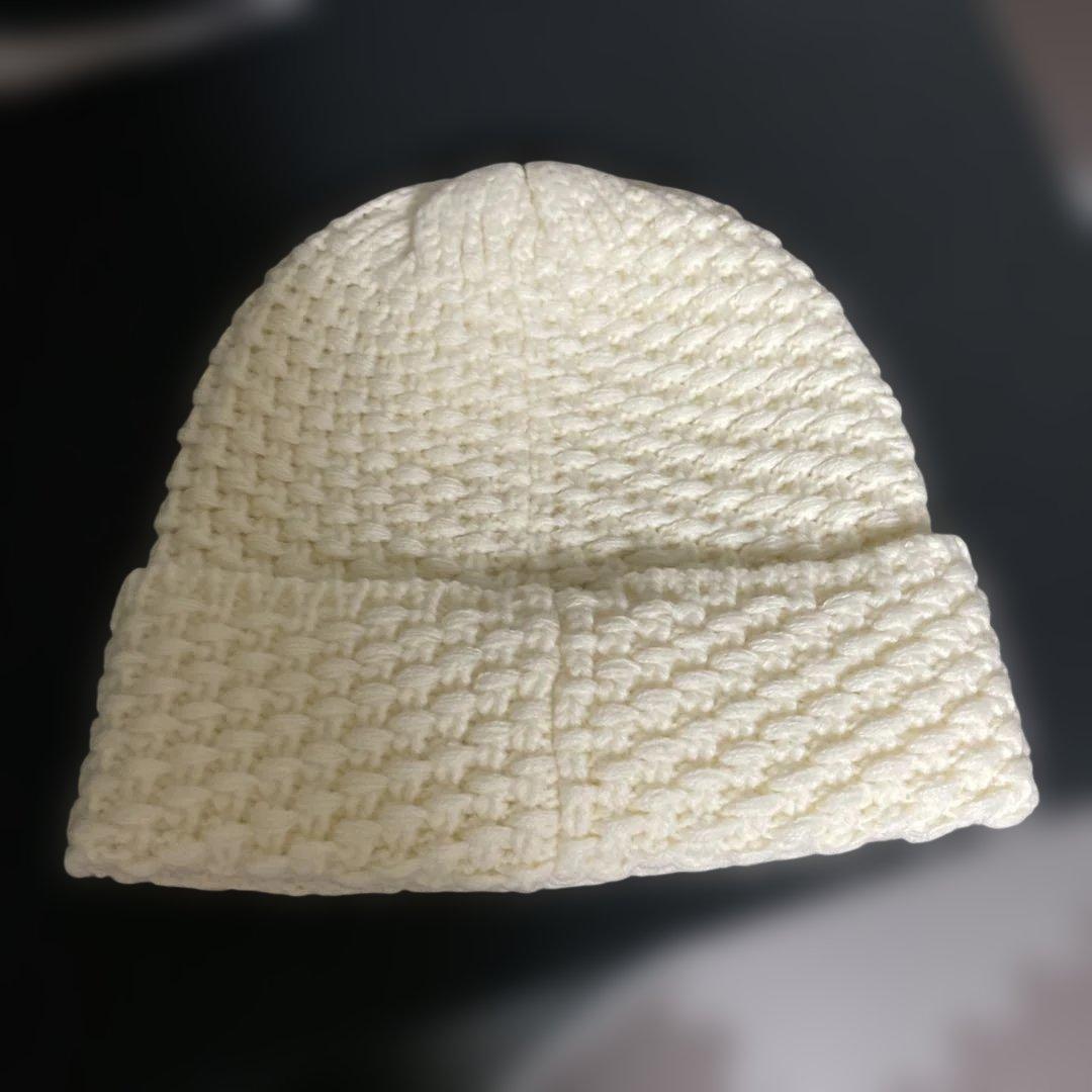 CHANEL ホワイトニット帽【新品未使用】