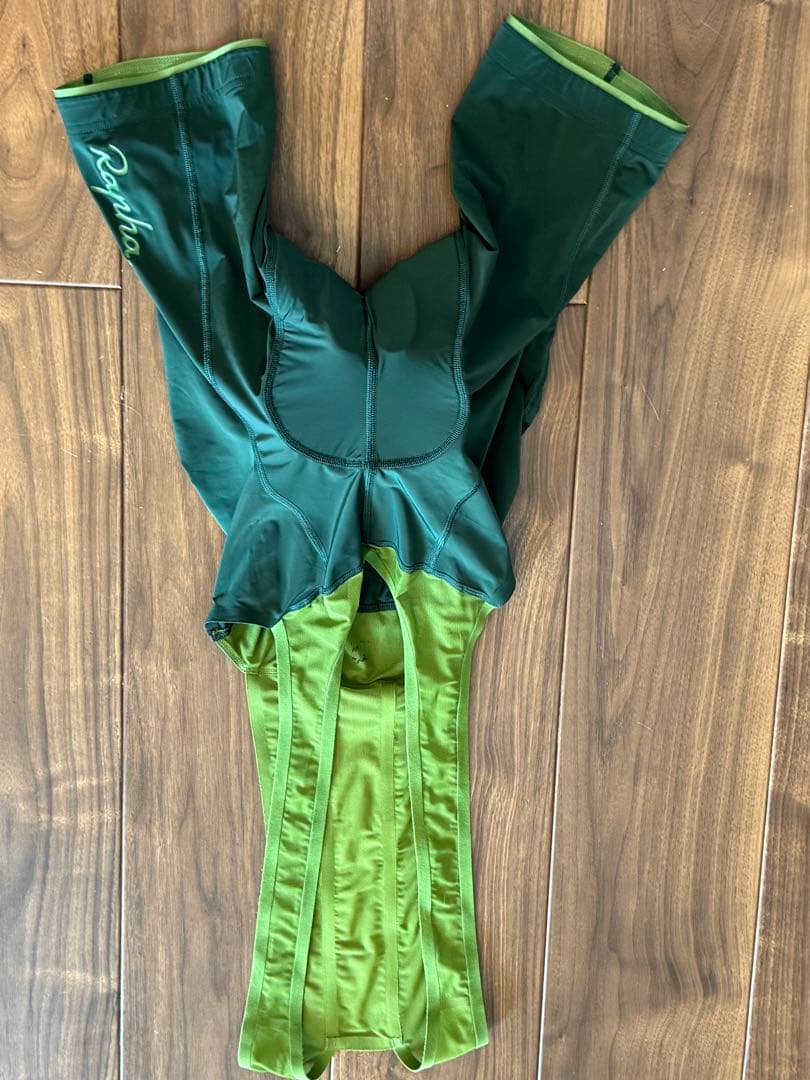 Rapha クラシックフライウェイトビブ M グリーン