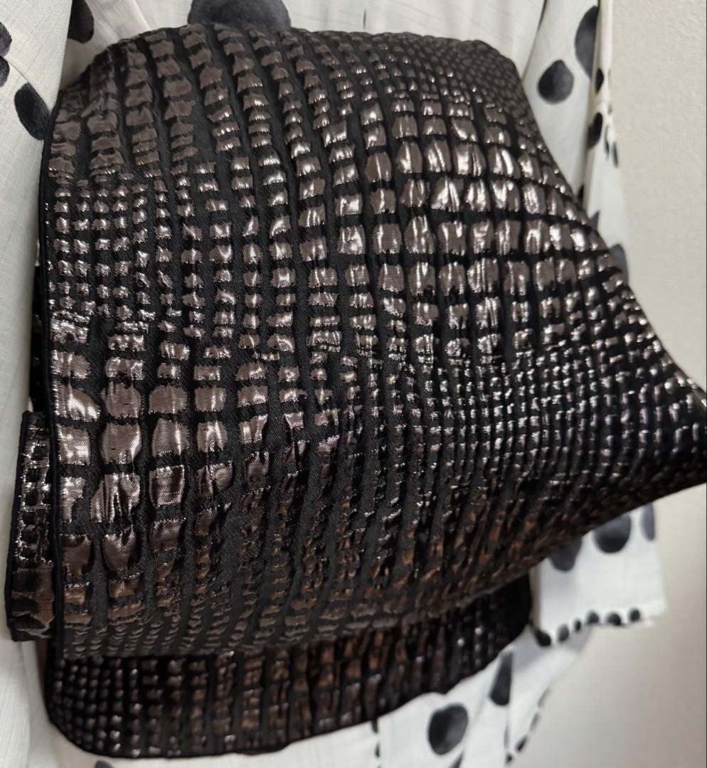 大人兵児帯【ブルースター】【メタル】【シャクヤク】セット