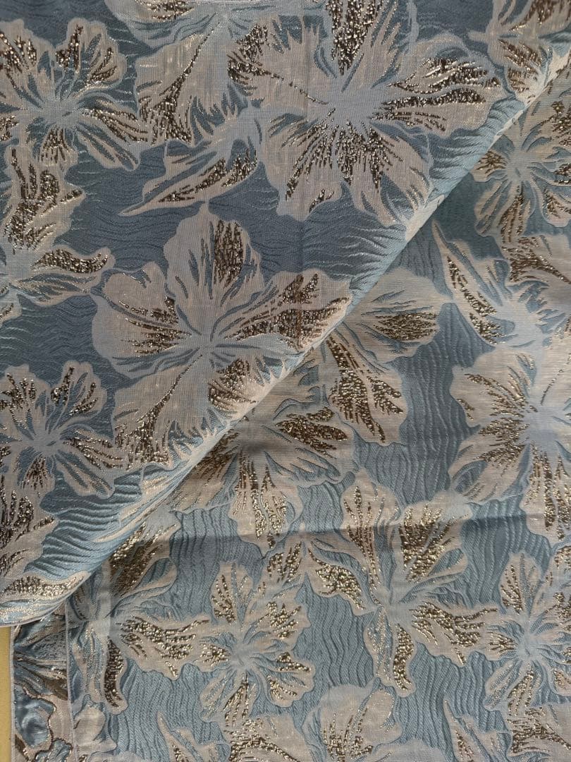 大人兵児帯【ブルースター】【メタル】【シャクヤク】セット