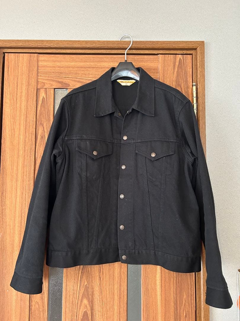 TENDERLOIN ピケ　ブラックジャケット 40 M テンダーロイン