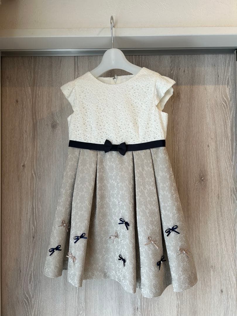 プティマイン　フォーマルドレス ジャケット付き 黒と白