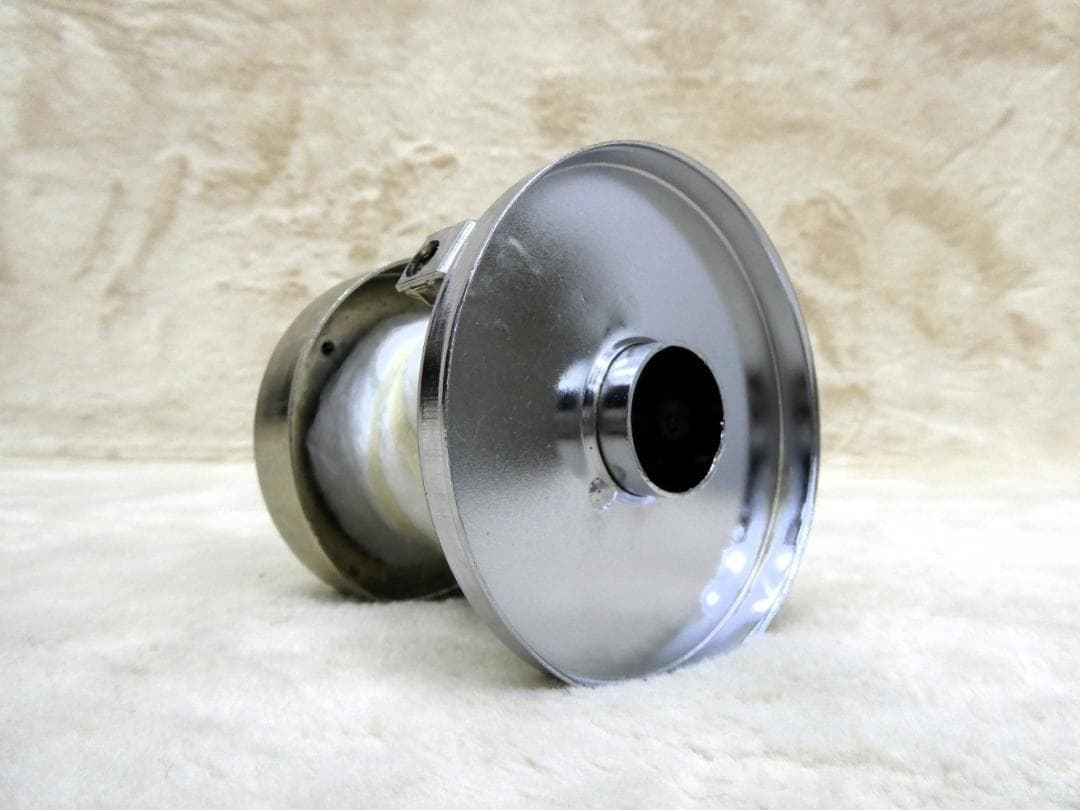 メッキ　メガホン＋インナーサイレンサー　付５０．８/ラッパ 爆音 スチール