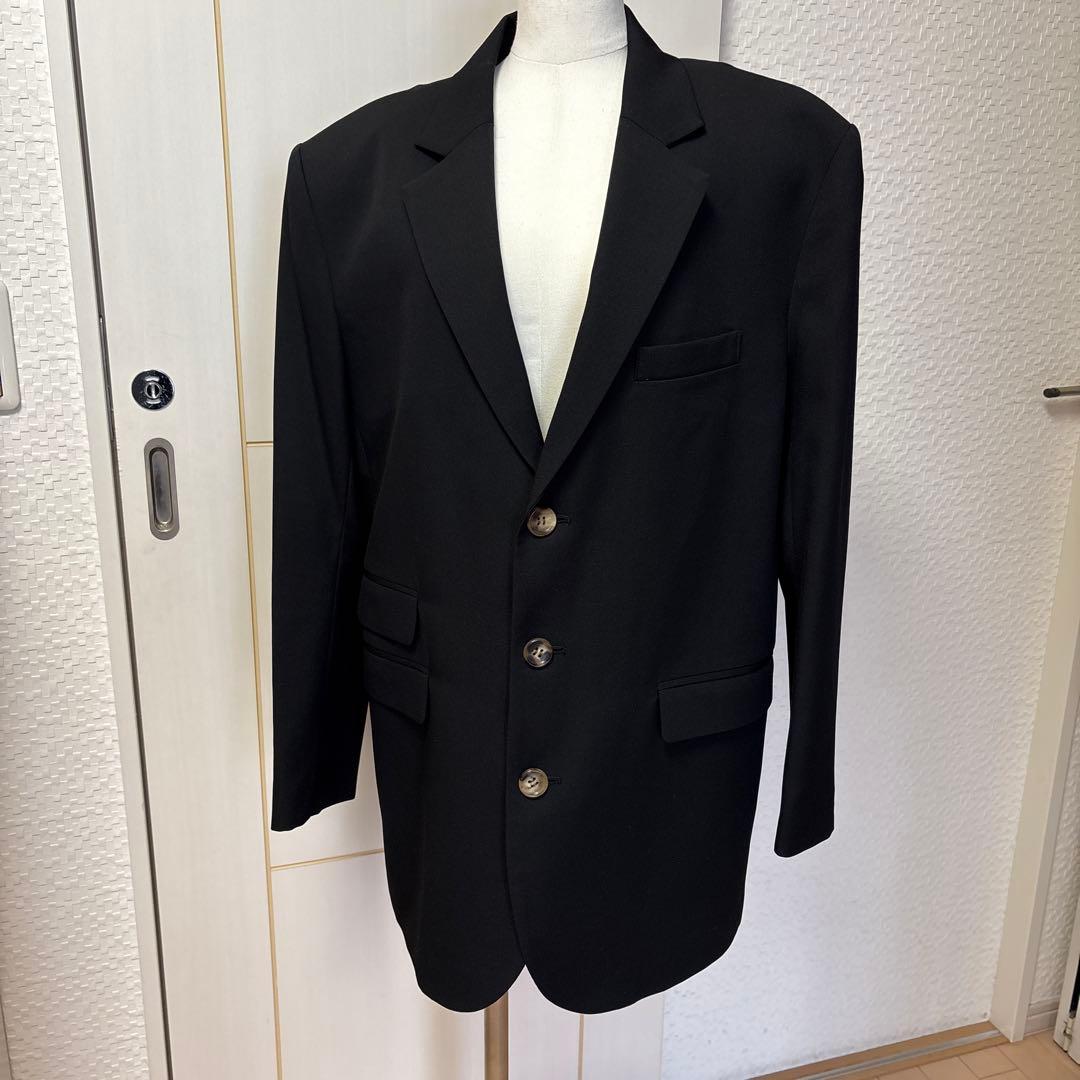 SEAオーバーサイズ テーラードジャケット 黒