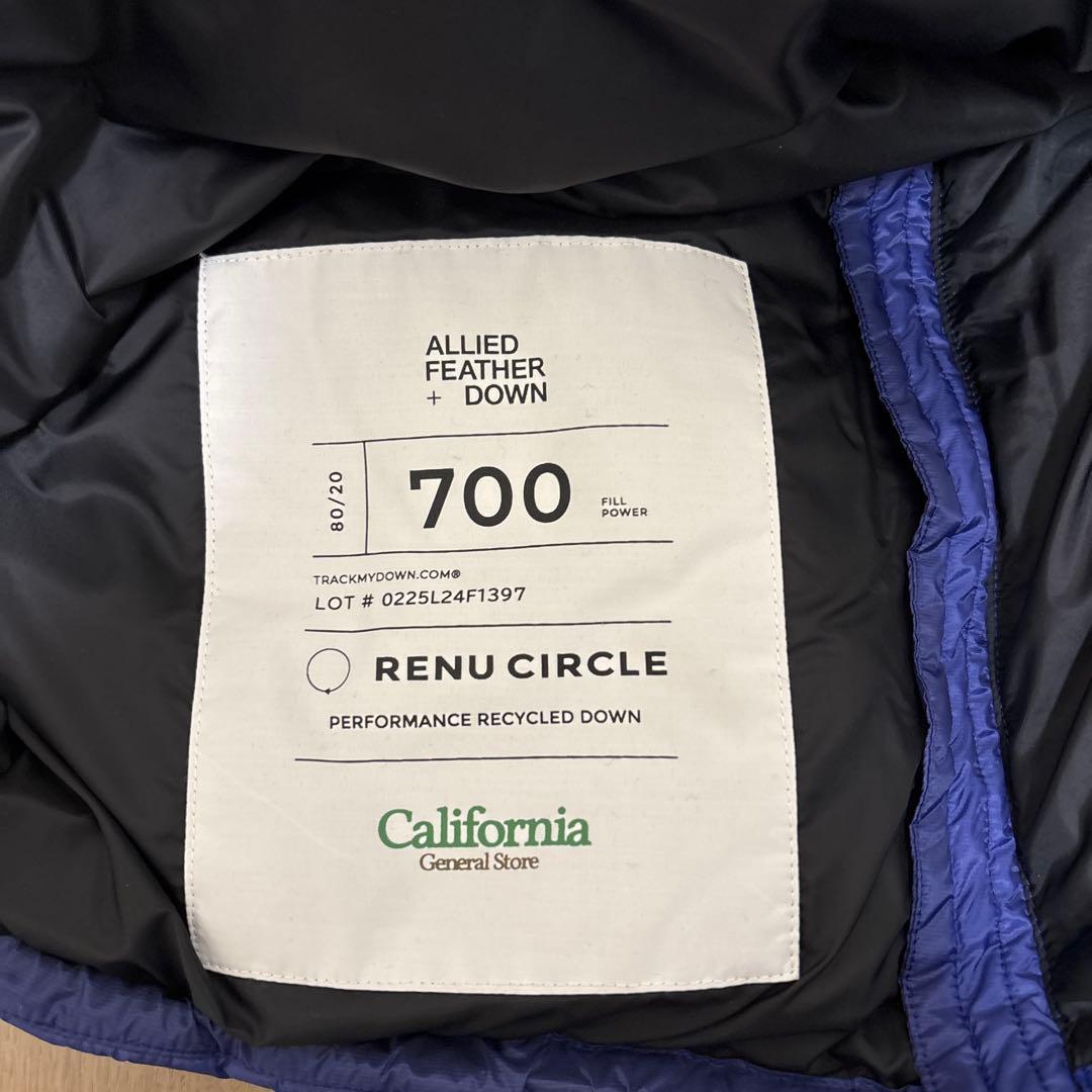 カリフォルニアジェネラルストア　ダウンベスト