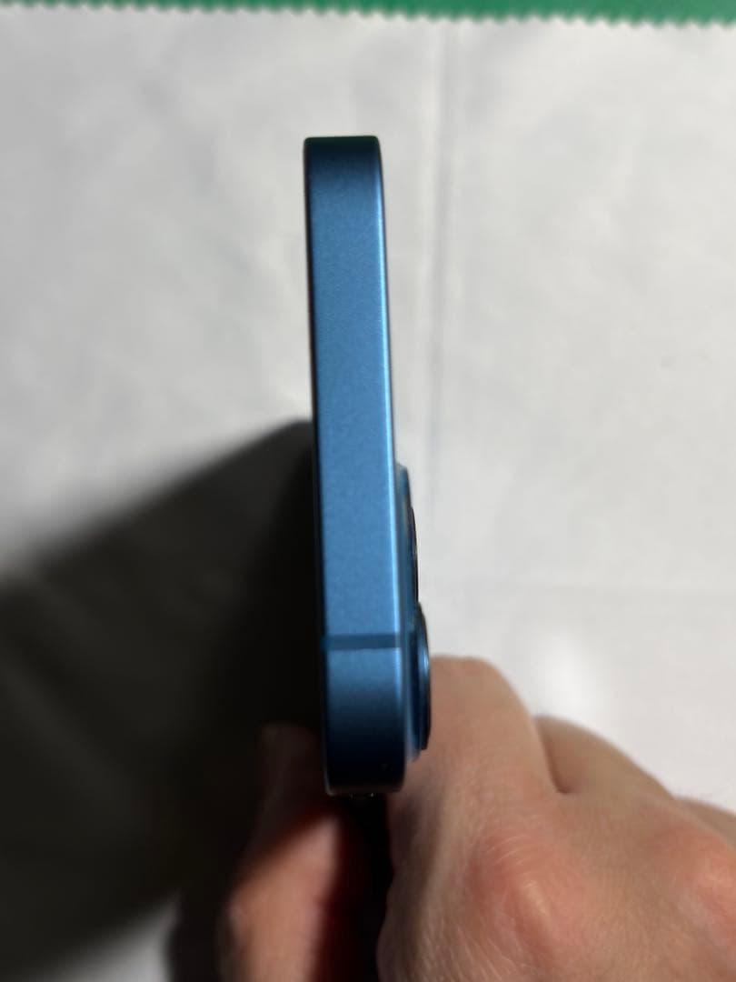 美品　付属品あり　iPhone13mini ブルー　新品ガラスフィルム2枚付属