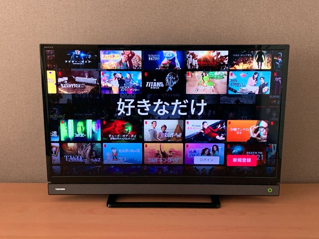 WiFiスマ一トテレビ 東芝 32型 32インチ Youtube等ネット動画可