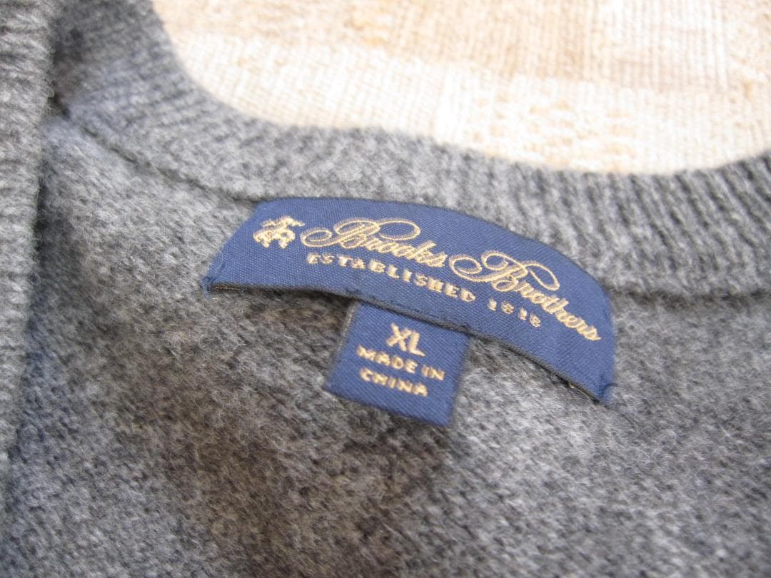 Brooks Brothers フェアアイル柄 ニットベスト XL