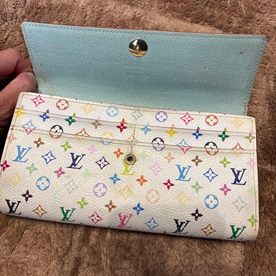 Louis Vuitton マルチカラー 長財布　ポルトフォイユサラ