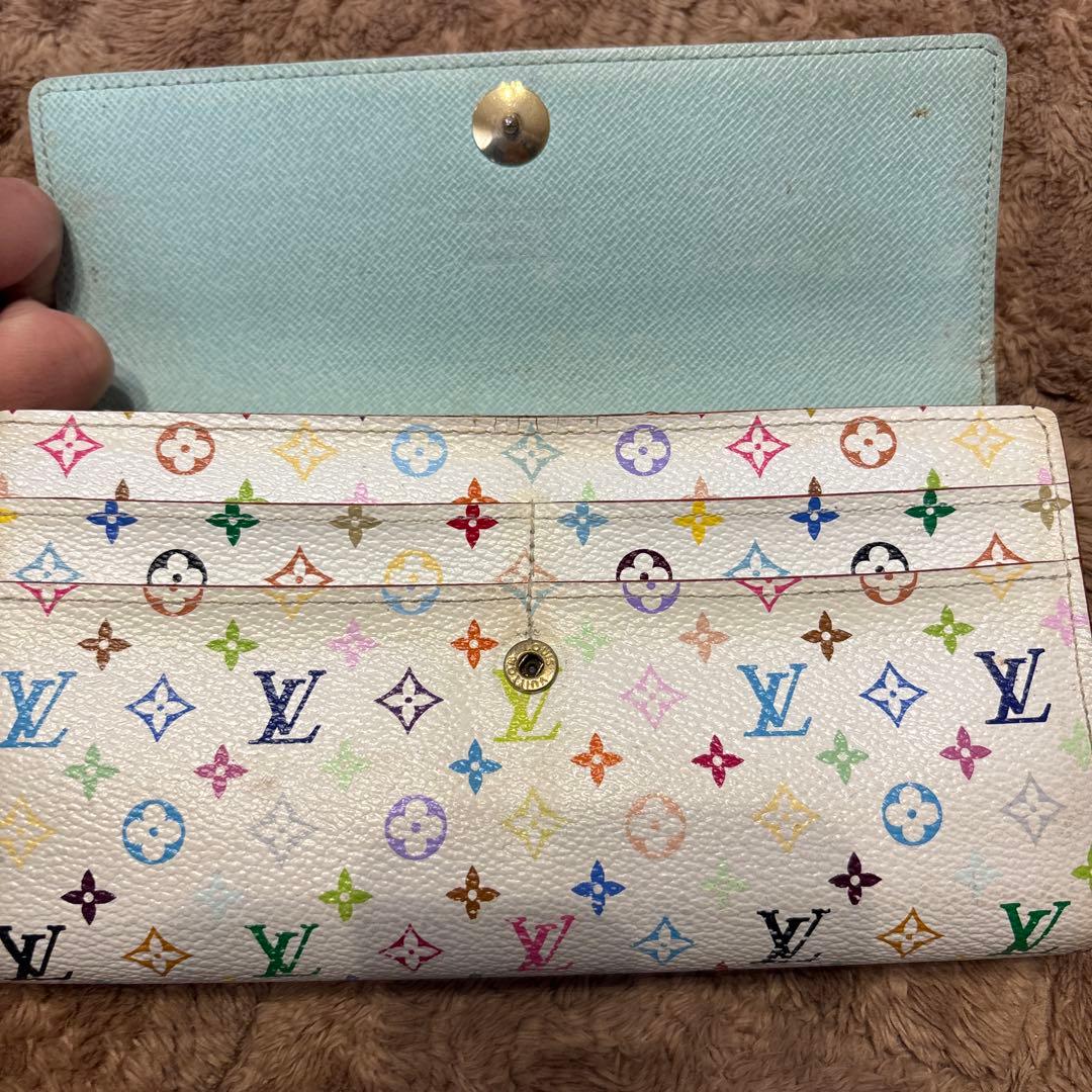 Louis Vuitton マルチカラー 長財布　ポルトフォイユサラ
