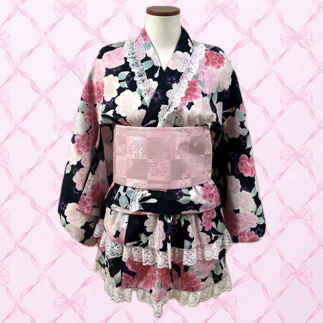 ♡浴衣ドレス♡ 小柄な人向け 姫ギャル