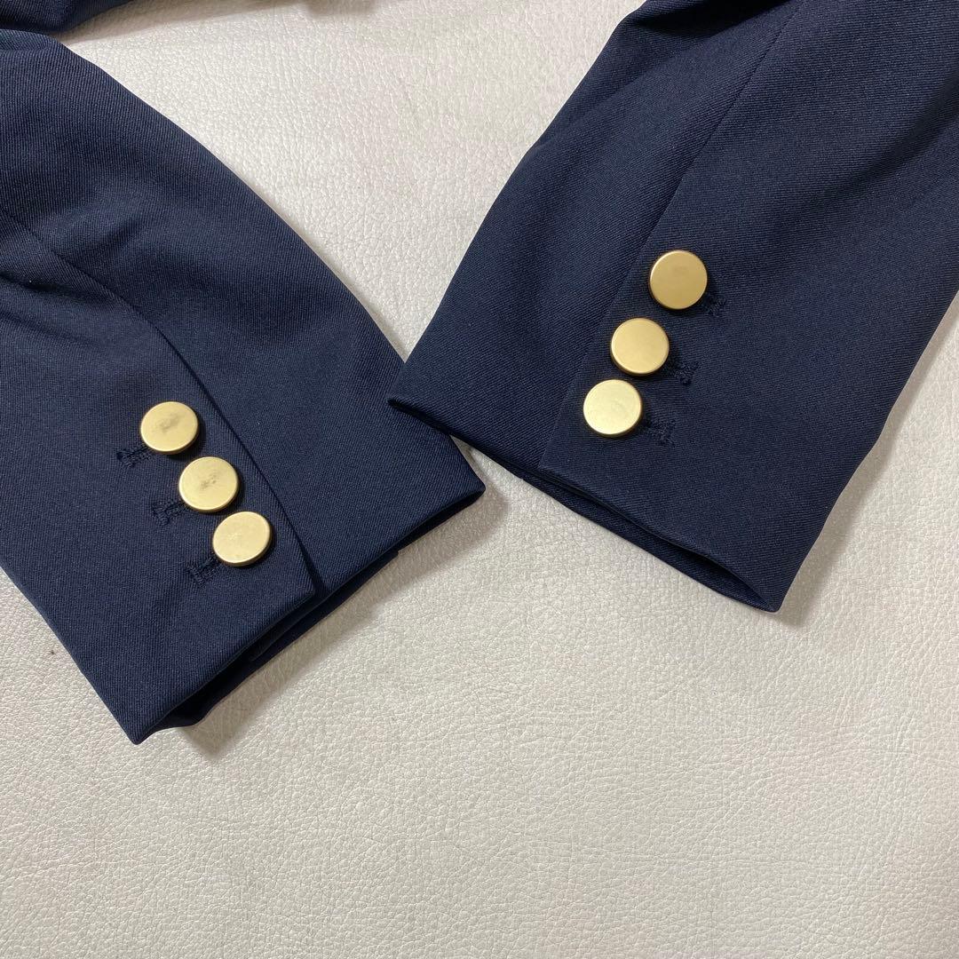 COHINA コヒナ ダブルブレザージャケット 紺ブレ 金ボタン