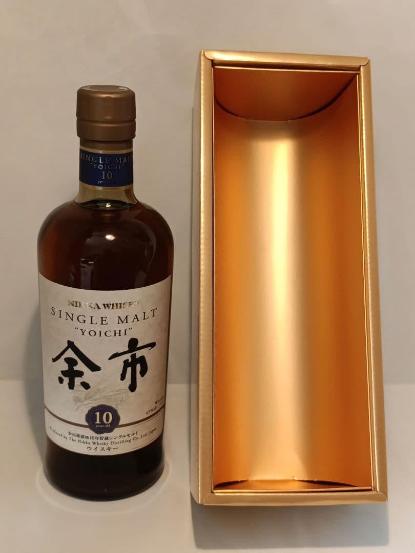 余市 シングルモルト 10年 700ml 箱付き