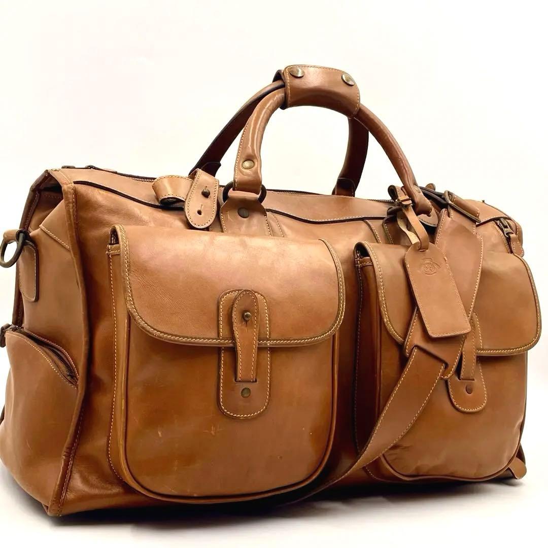 GHURKA グルカ No.2 ボストンバッグ 2way 大容量 オールレザー