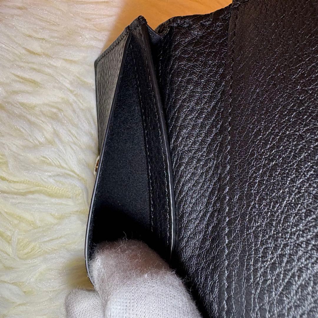 美品 FENDI セレリア 名刺入れ カード ホルダー ブラック