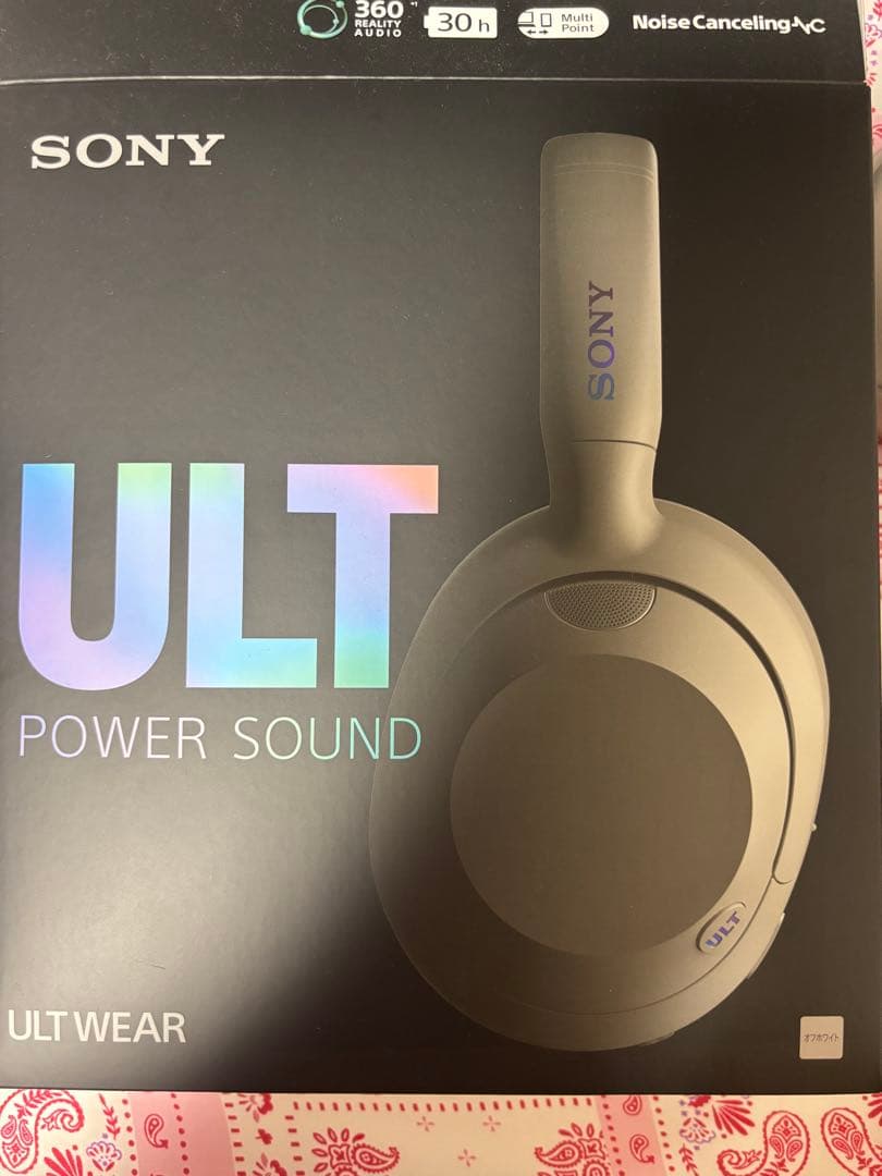 SONY ULT WEAR WH-ULT900N ヘッドホン　ホワイト
