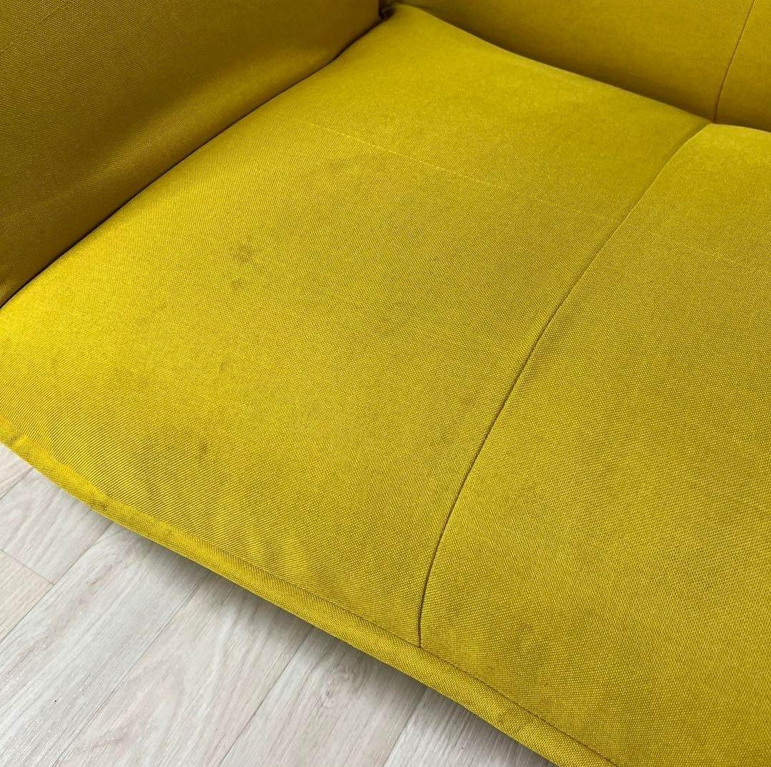 セルタン　カウチソファ 2人掛け「KAN」 ダリアンマスタード