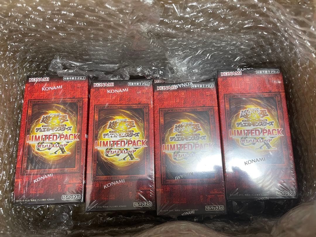 【新品未開封】遊戯王 リミテッドパック オシリスレッド 12BOX