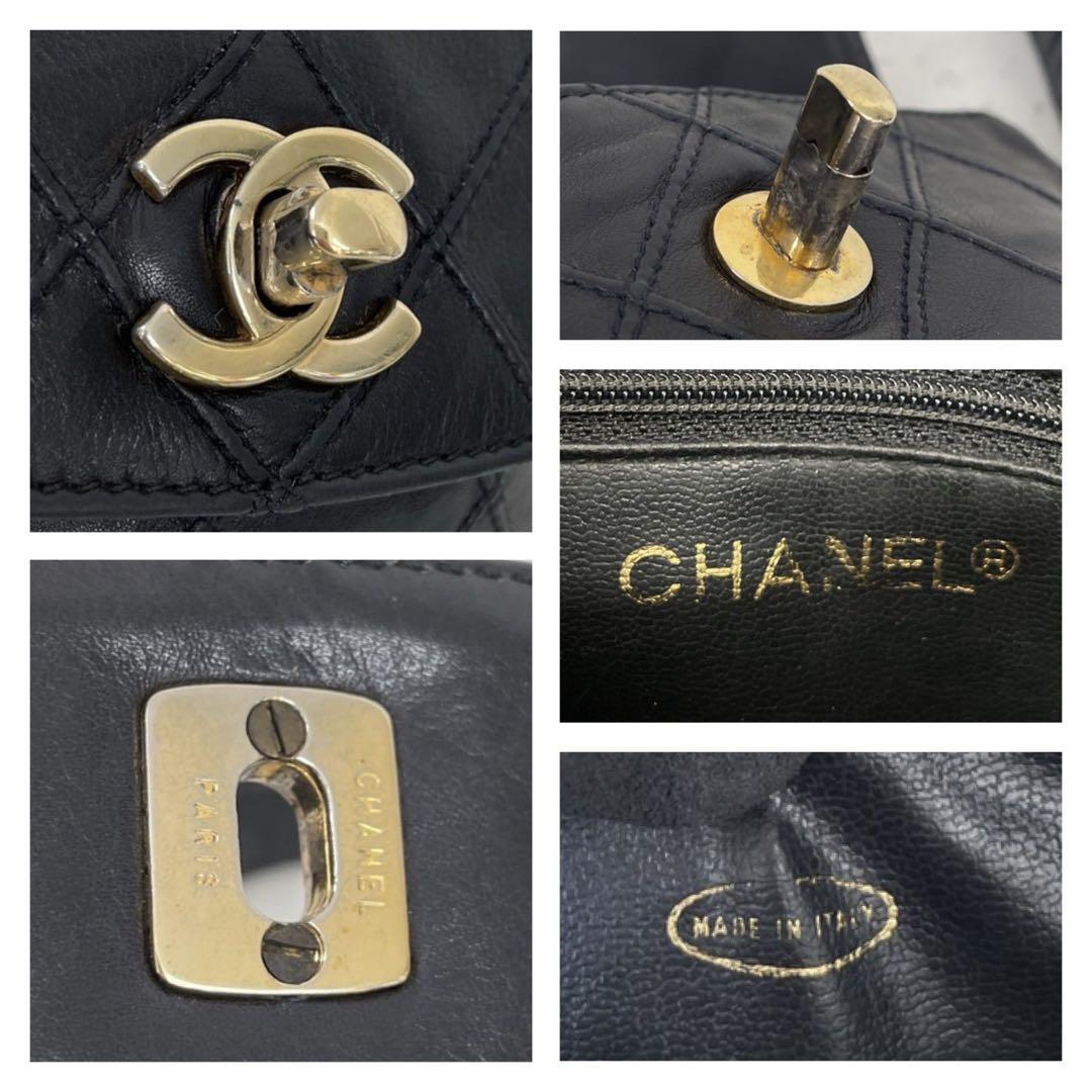 シャネル　ボディーバッグ　ウエストポーチ　マトラッセ　黒　ブラック　4996