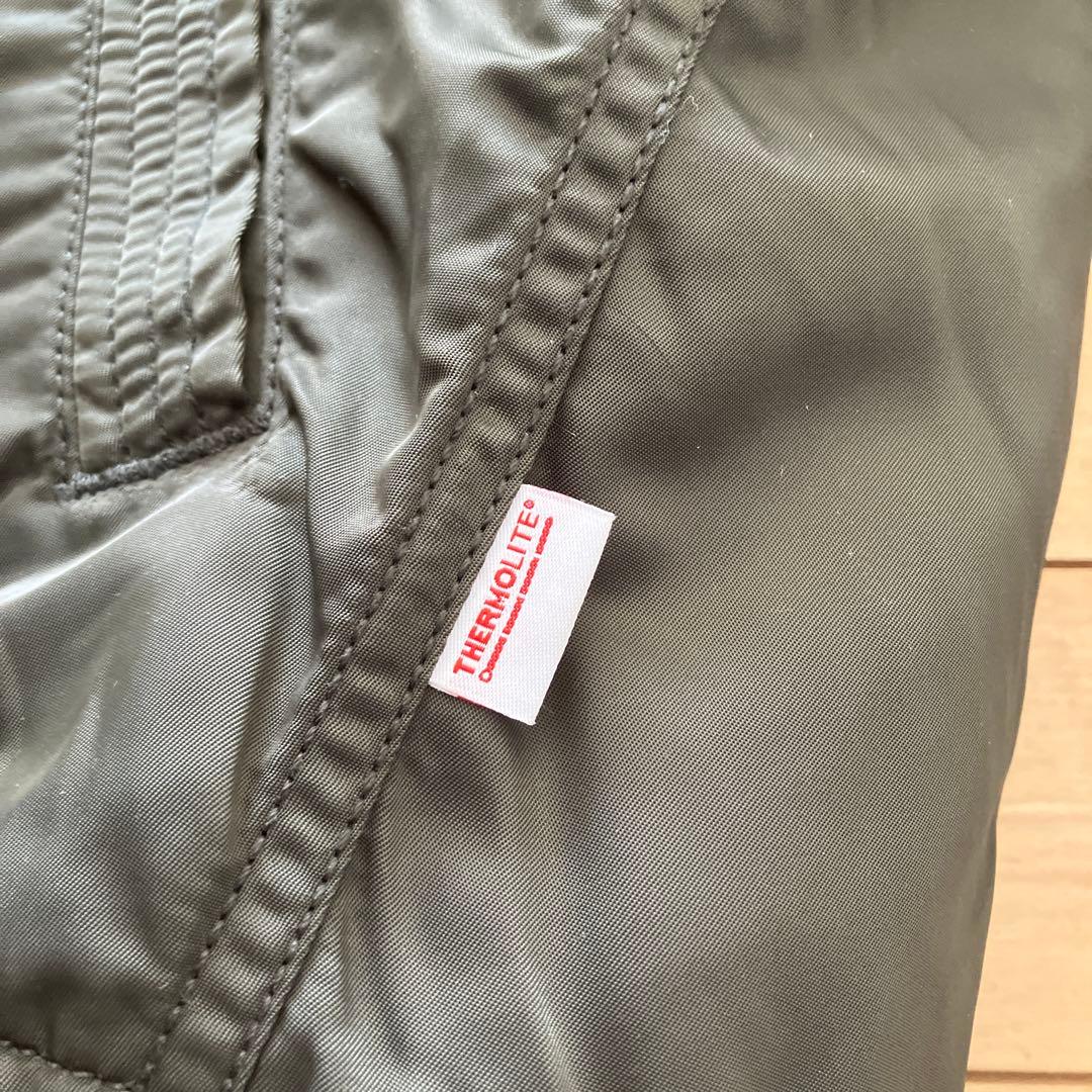 アルファインダストリーズ　フーデッドリブジャケット　Mサイズ