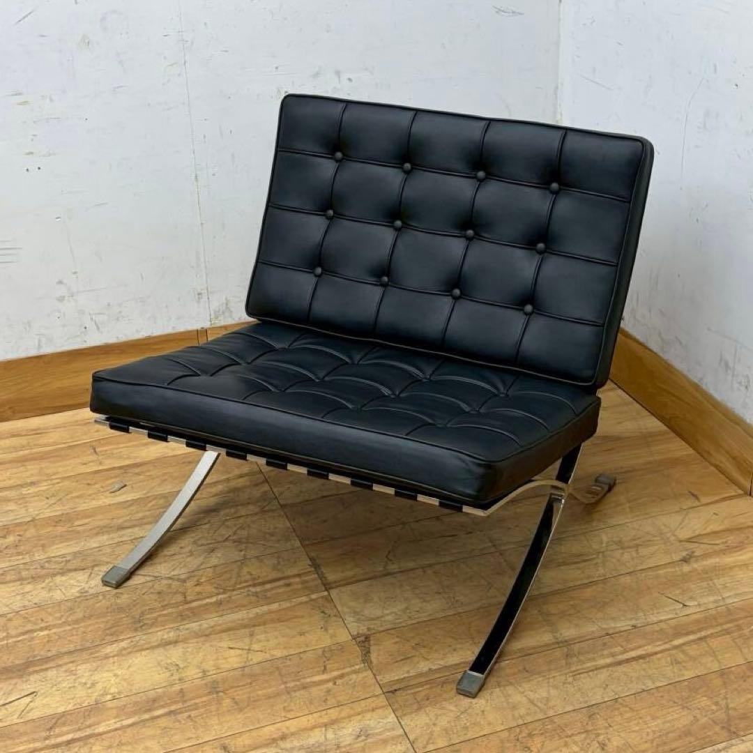 美品Barcelona Chair バルセロナチェア　リプロダクト品　1人掛け