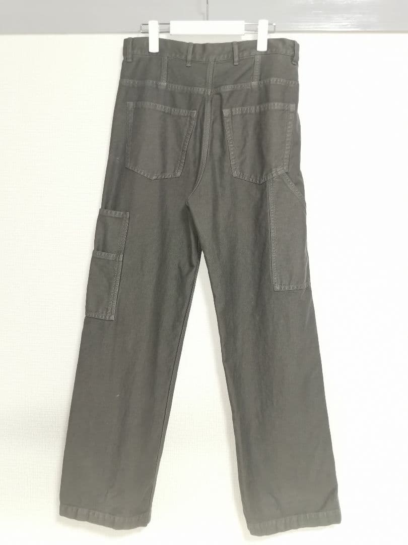 DRIES VAN NOTEN 24AW グレー ストレートレッグジーンズ