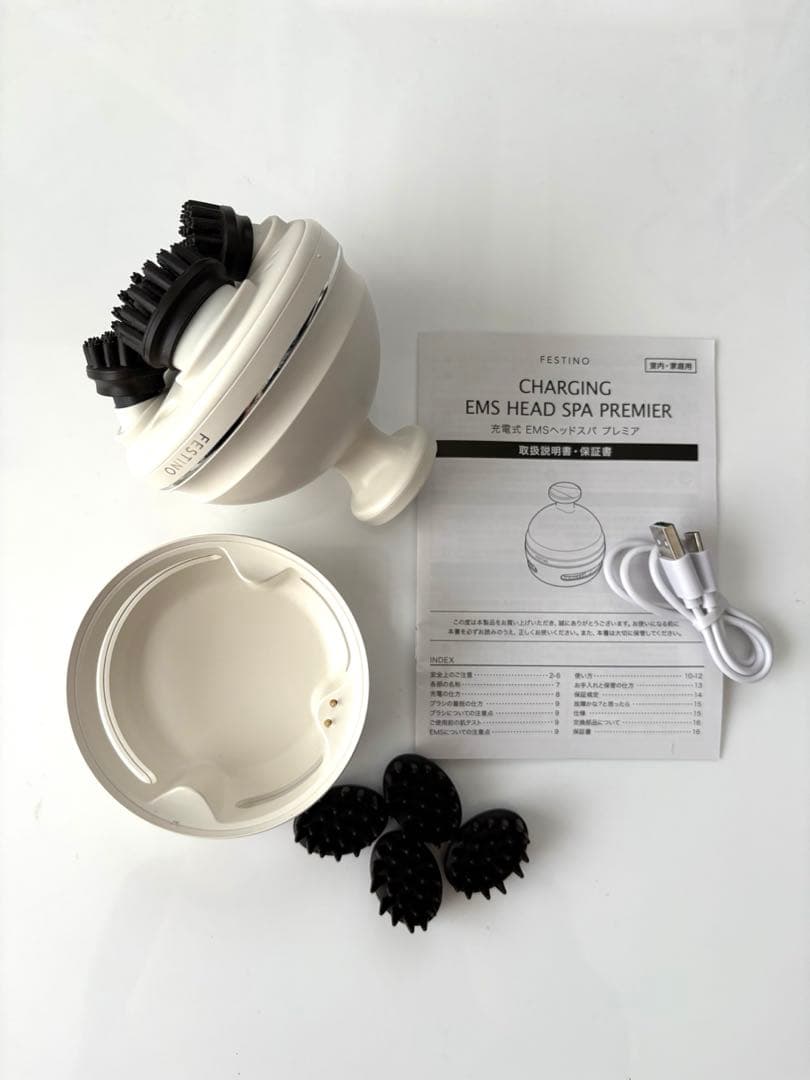 【美品】FESTINO フェスティノ Charging EMS ヘッドスパ