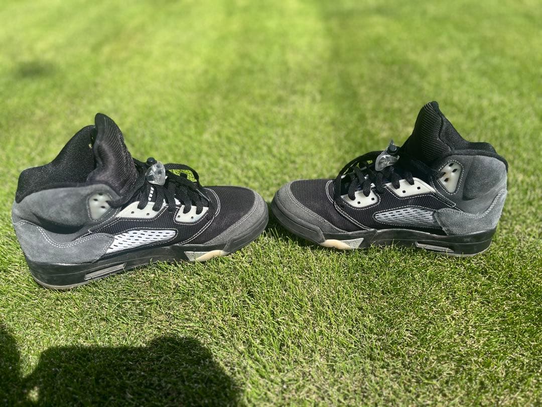 シューズ(男性用) NIKE AIR JORDAN 5 ANTHRACITE