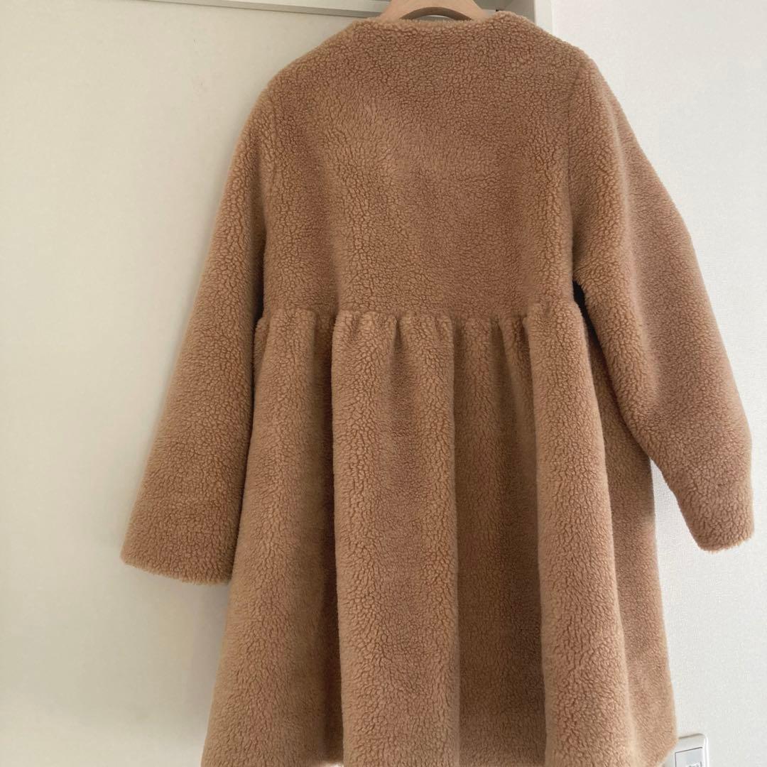 yori もふボアコート　キャメル 36