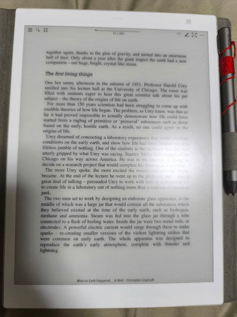 SONY デジタルペーパー DPT-RP1 A4サイズ