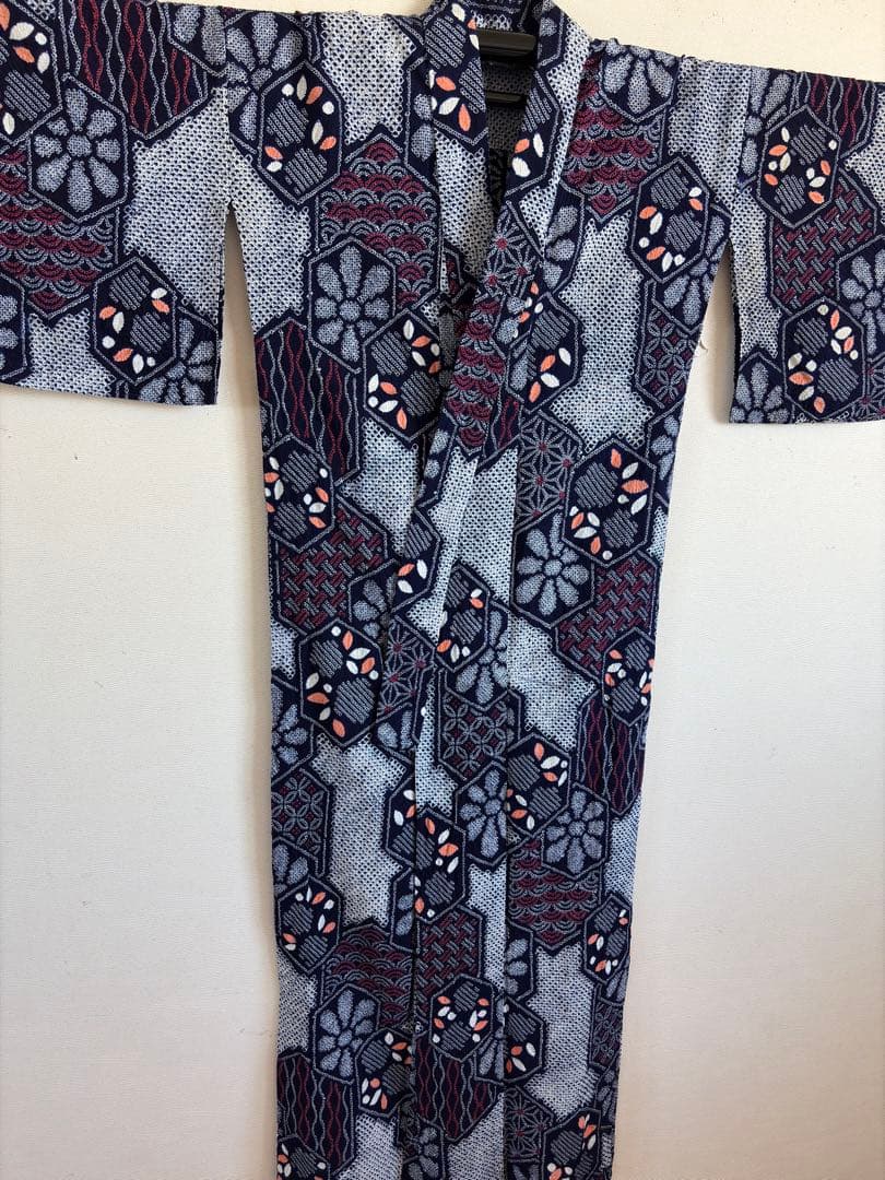 有松絞り　浴衣　身丈159㎝