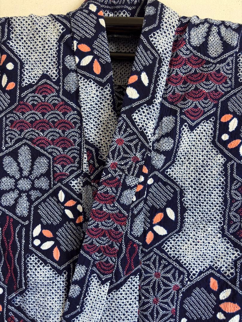 有松絞り　浴衣　身丈159㎝