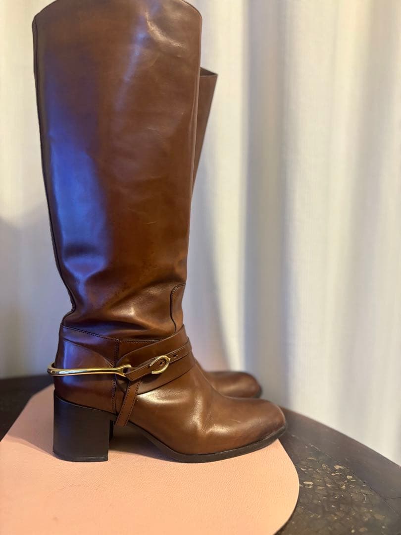 サルトル SARTORE ジョッキーブーツ ブラウン 38