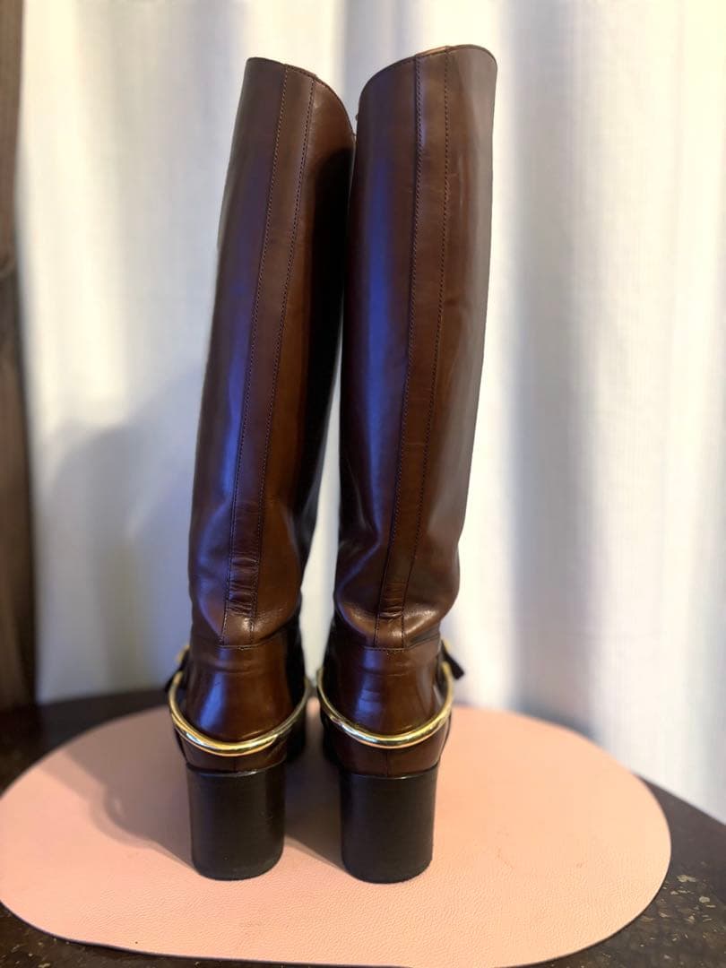 サルトル SARTORE ジョッキーブーツ ブラウン 38