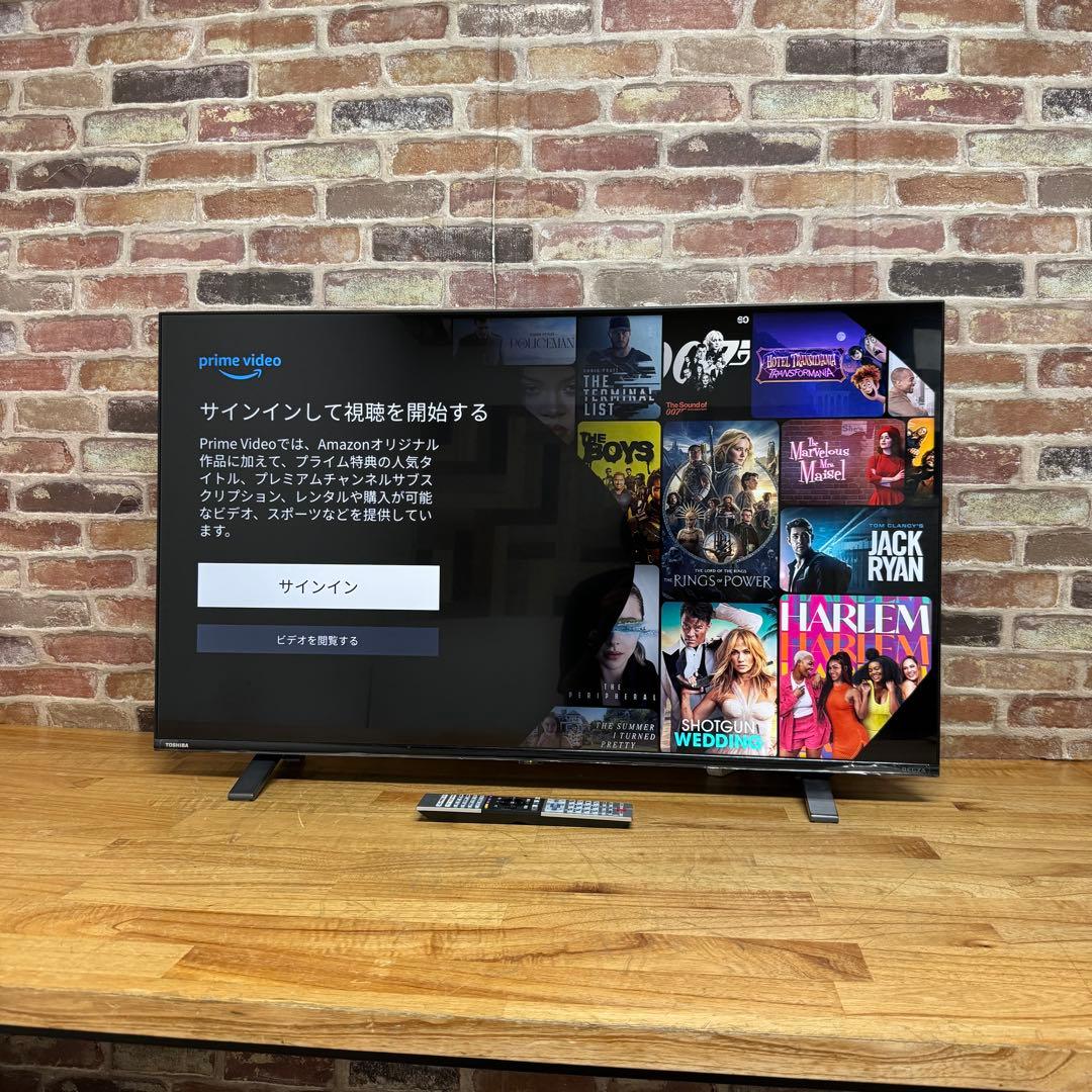 東芝 43V型 4K液晶テレビ 43C350X REGZA ネット動画アプリ対応