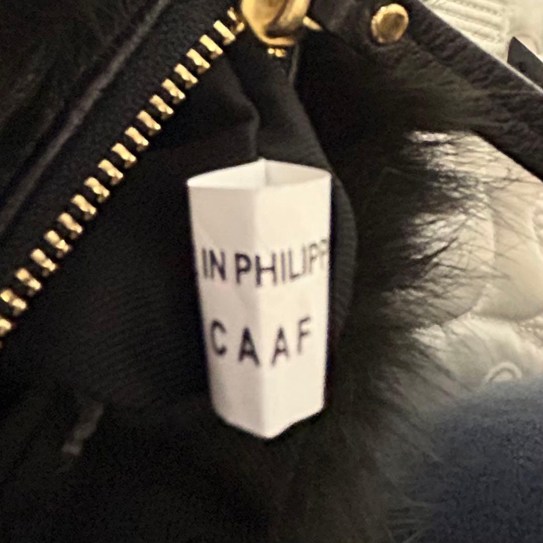 【美品】VIOLAd'ORO フォックスファー　レザー　ボディバッグ　グレー系