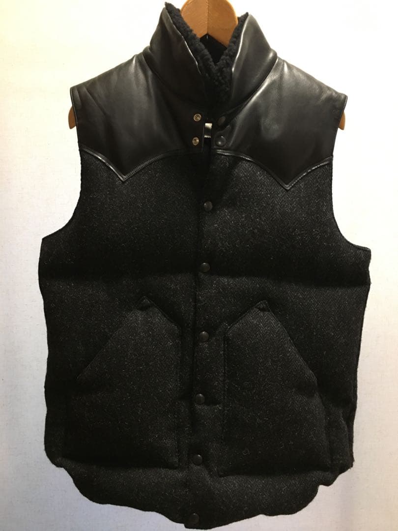rockymountainfeatherbed ×ハリスツイード　ダウンベスト