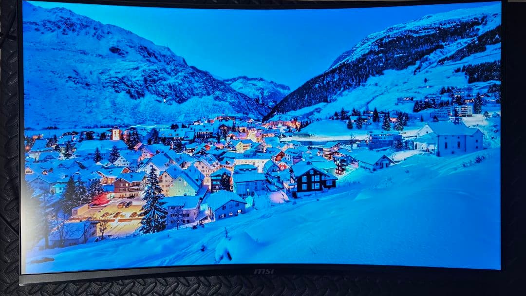 【訳あり品／スタンドなし】MSI MAG 32C6X 曲面 32インチ