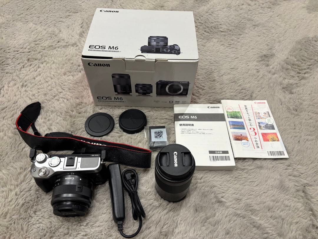 Canon EOSM6 ミラーレス一眼レフ　値下げ交渉可能