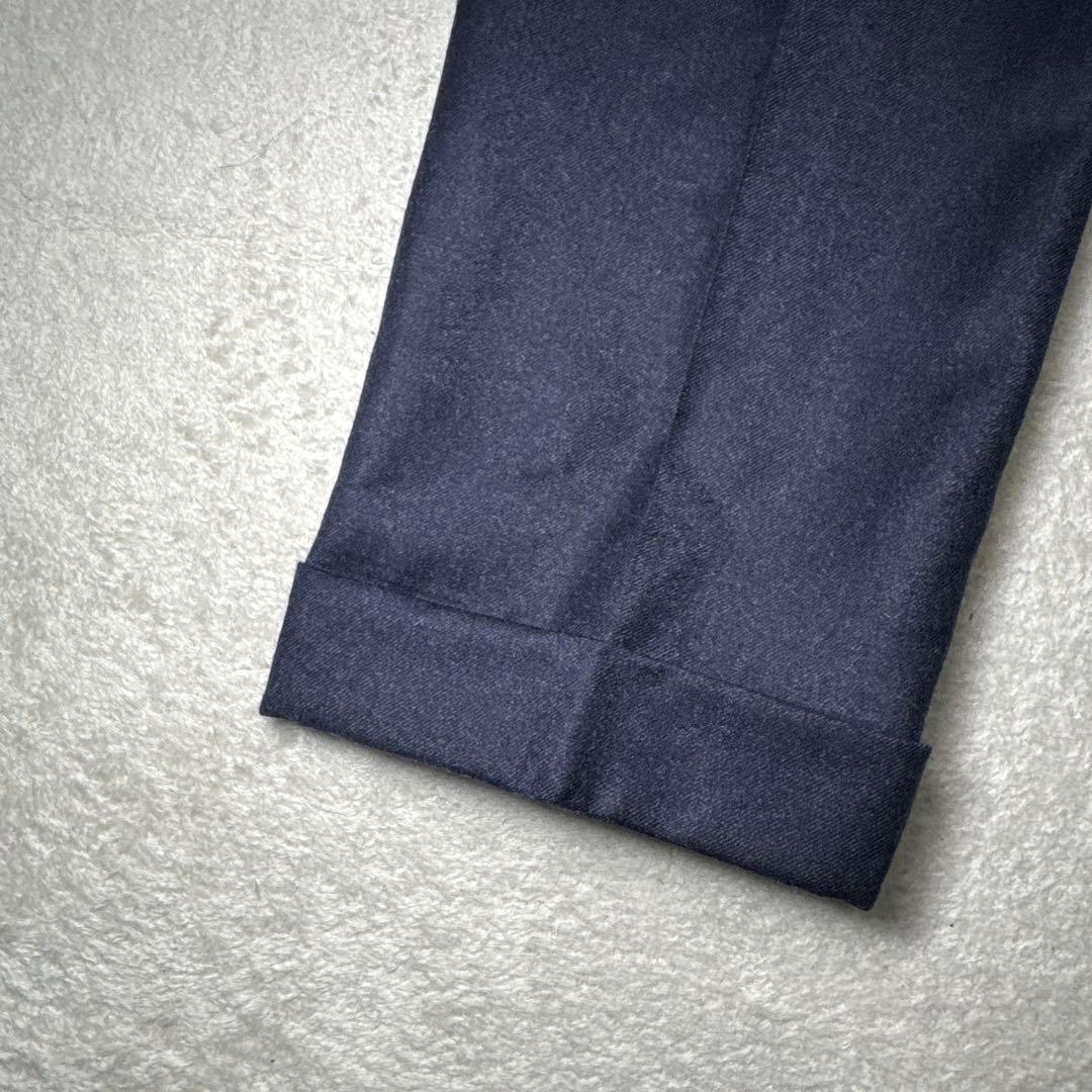 99 極美品　秋冬　インコテックス　スラックス　ネイビー　44 S