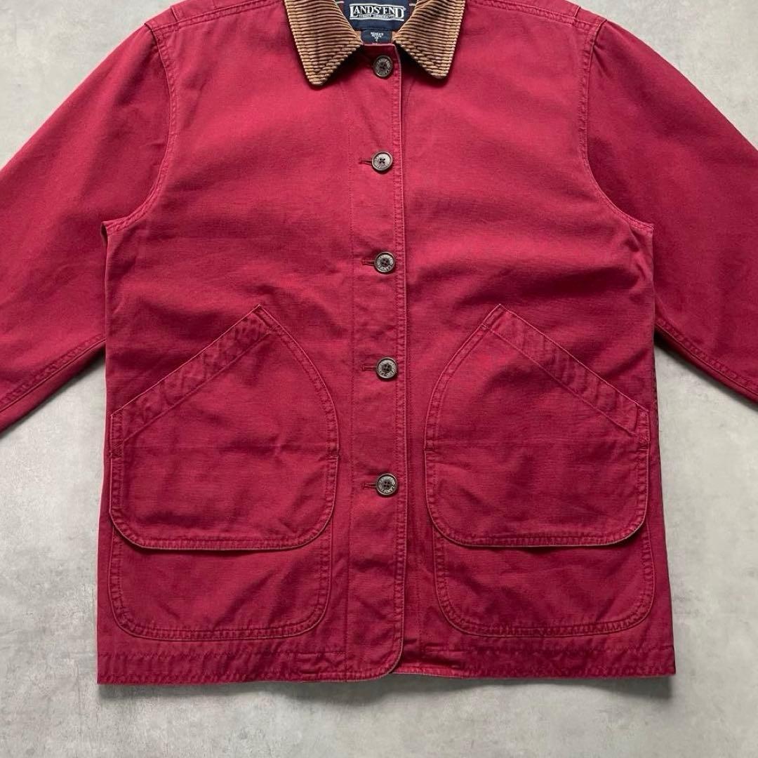 90s LANDS’END chore hunting jacket XS
